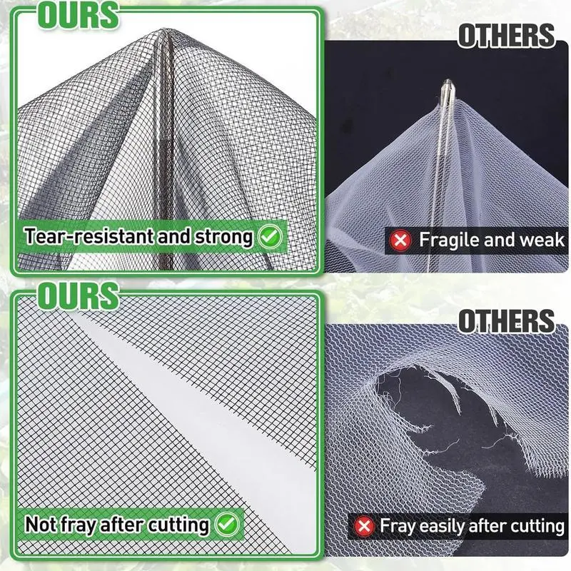Garden Fruit Tree Netting Garden Insect Protection Net Plant Vegetables Fruit Care Cover Greenhouse Anti-Bird Protective Net 2x5