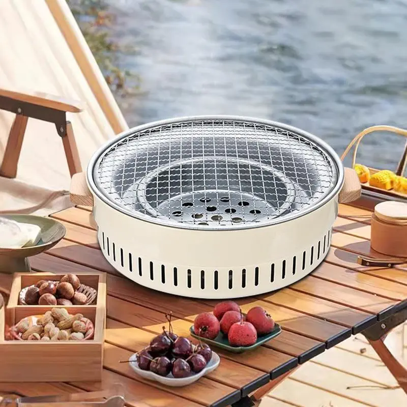 Small Charcoal Grill 12.5 In BBQ Grill Charcoal Portable Outdoor Small Grill Hibachi Grill Grills Outdoor Cooking For Outdoor