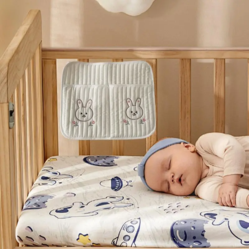 Baby Bag Organizer Multi-pocket Crib Storage Bag Bed Storage Pouch Hangable Diaper Storage Organizer Crib Organizer For Bedside