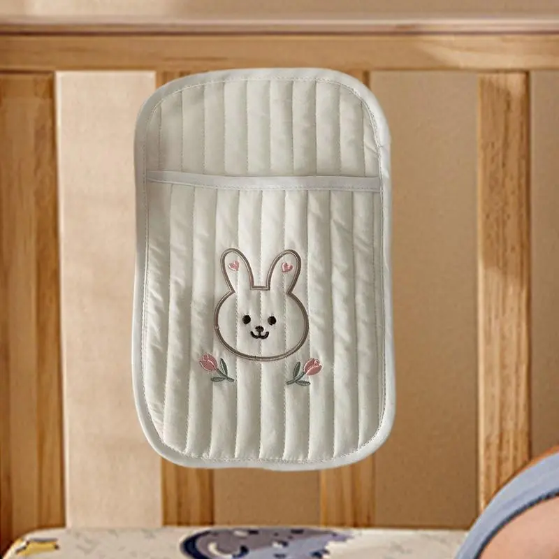 Baby Bag Organizer Multi-pocket Crib Storage Bag Bed Storage Pouch Hangable Diaper Storage Organizer Crib Organizer For Bedside