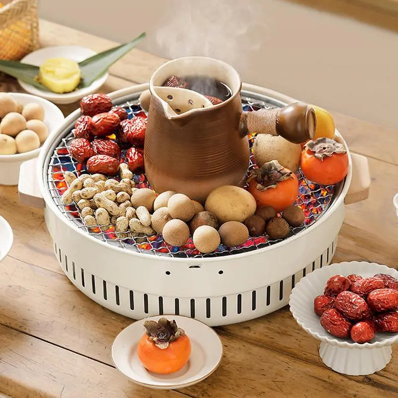 Small Charcoal Grill 12.5 In BBQ Grill Charcoal Portable Outdoor Small Grill Hibachi Grill Grills Outdoor Cooking For Outdoor