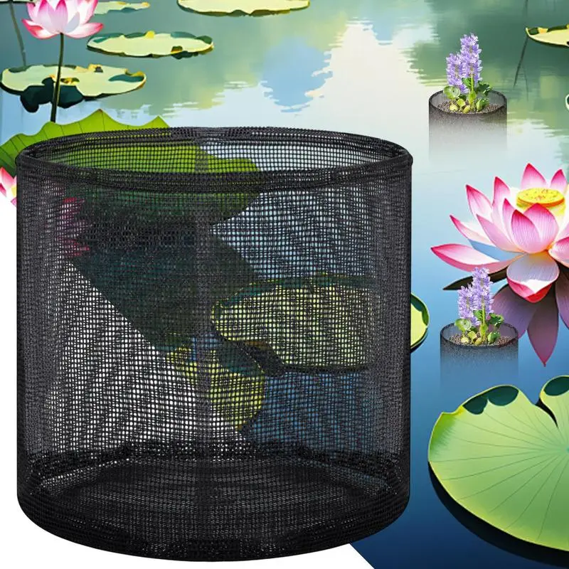 Aquatic Plant Basket Floating Pot For Pond Plants 4X Floating Aquatic Mesh Breathable Planting Bags For Water Planting Indoor