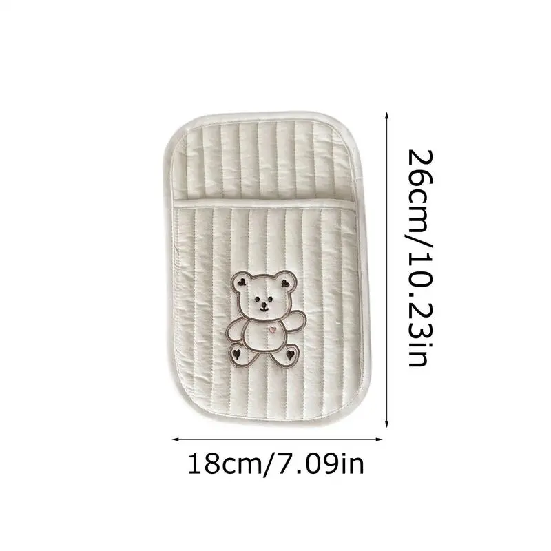 Baby Bag Organizer Multi-pocket Crib Storage Bag Bed Storage Pouch Hangable Diaper Storage Organizer Crib Organizer For Bedside