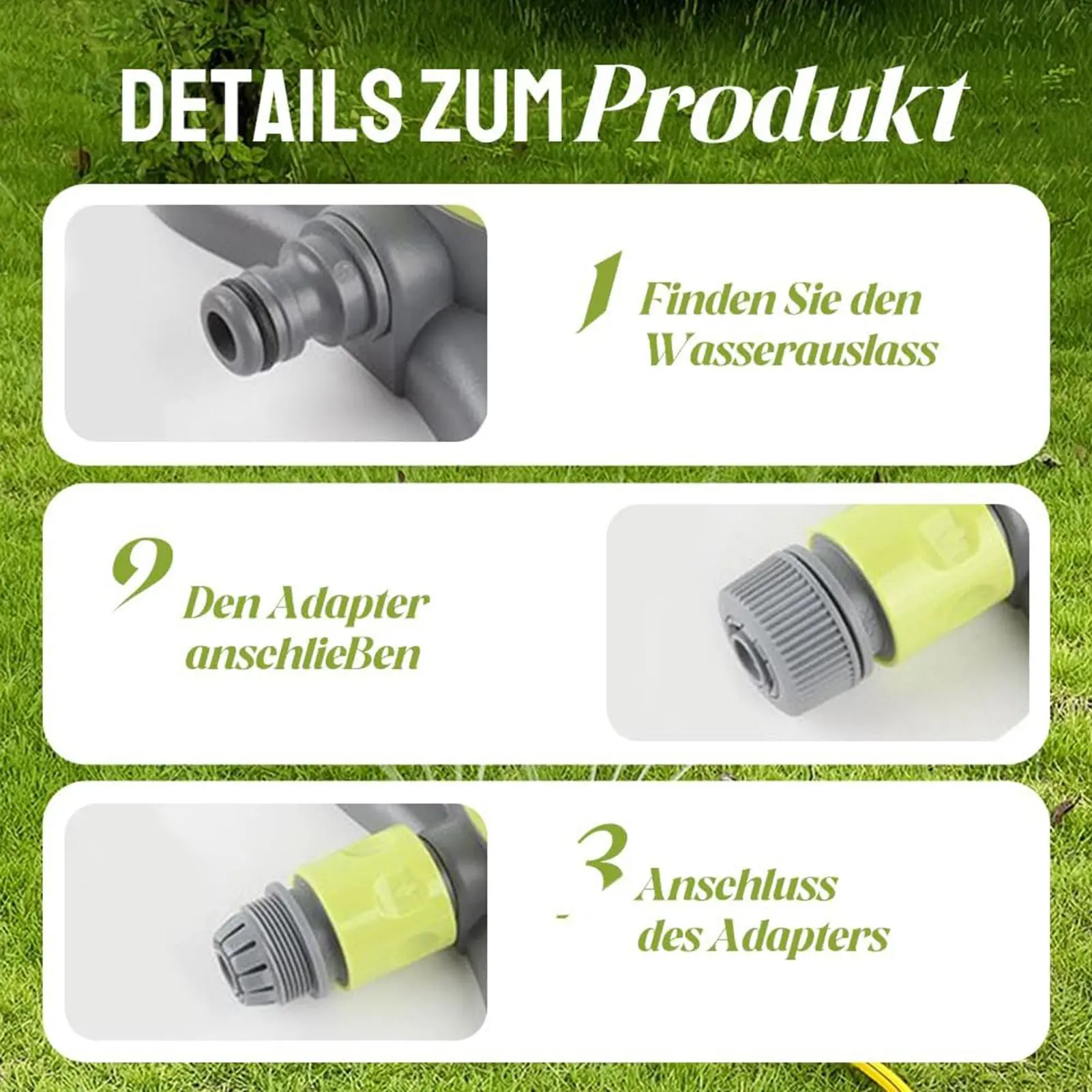 Automatic Sprinkler Automatic Water Sprinkler Rotating Sprayer Garden Watering System for Greenhouse Patio Farm Vegetables