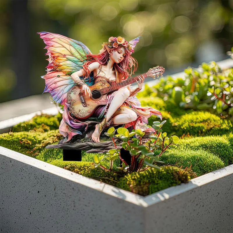 Fairies For Fairy Garden Fairy Garden Fairies Plant Pot Decorations Garden Stakes Flower Pot Decorations Small Garden Gnome