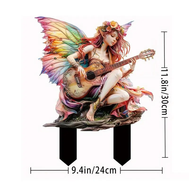 Fairies For Fairy Garden Fairy Garden Fairies Plant Pot Decorations Garden Stakes Flower Pot Decorations Small Garden Gnome