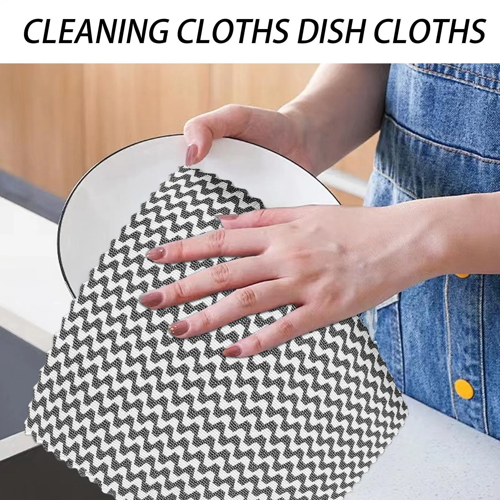 Cleaning Towels Kitchen Cleaning Cloth Washable Washing Wipes Absorbent Rag No Scratches For Vehicle Interiors Electrical