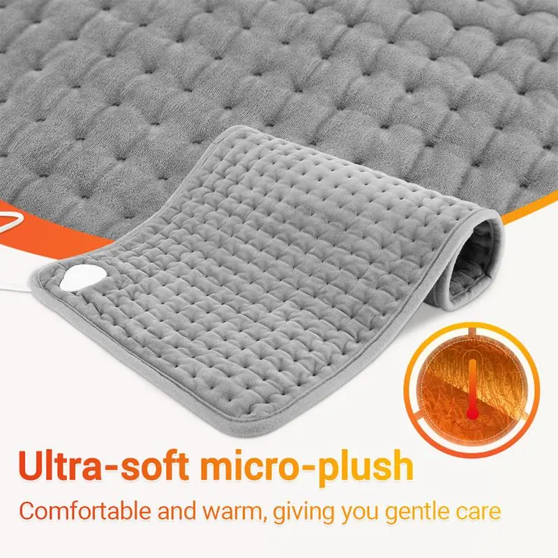 Abdominal Heating Pad 12x24-Inch Back Warmer Heating Pad Wrap Wearable Lower Back Heat Pad Lightweight Lumbar Heating Pad