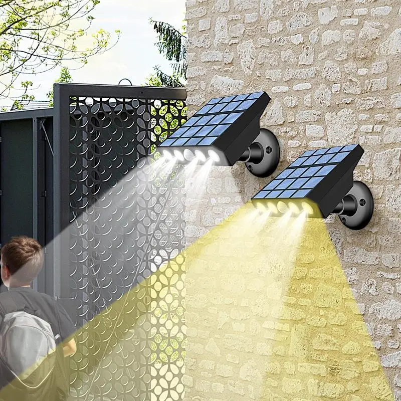 Outdoor Solar Wall Lights Waterproof Garden Solar Lights Multifunctional Outdoor Lights Simulation Camera Solar Lights For Home