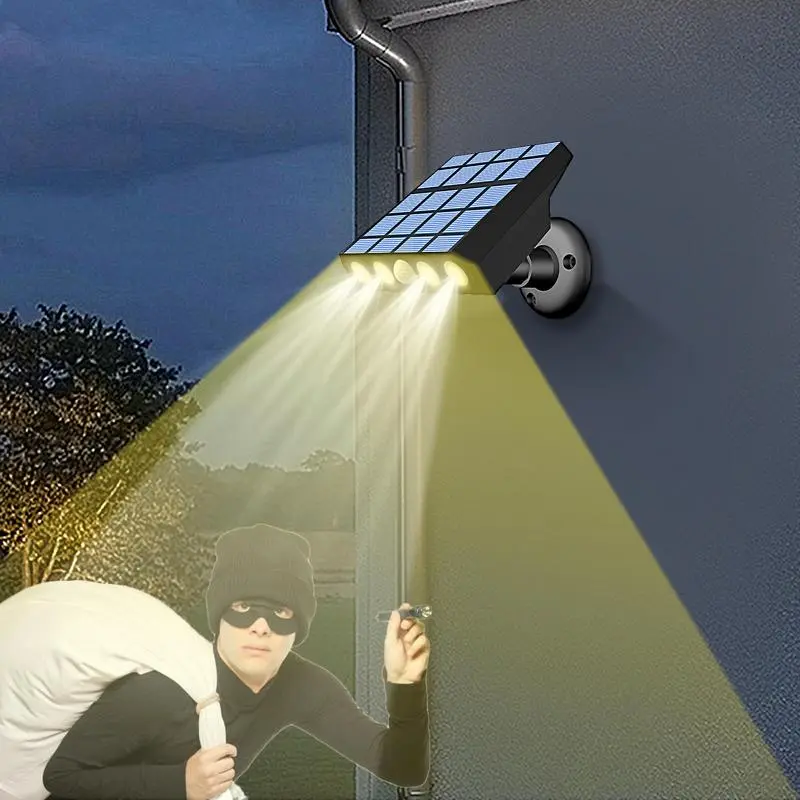 Outdoor Solar Wall Lights Waterproof Garden Solar Lights Multifunctional Outdoor Lights Simulation Camera Solar Lights For Home