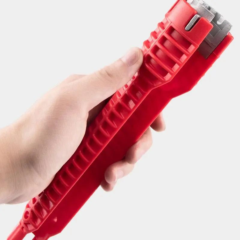Faucet And Sink Wrench Spanner Tool Installer Ratchet Wrench 14 In 1 Sink Wrench Water Pipe Puller Multifunction Sink Wrench For