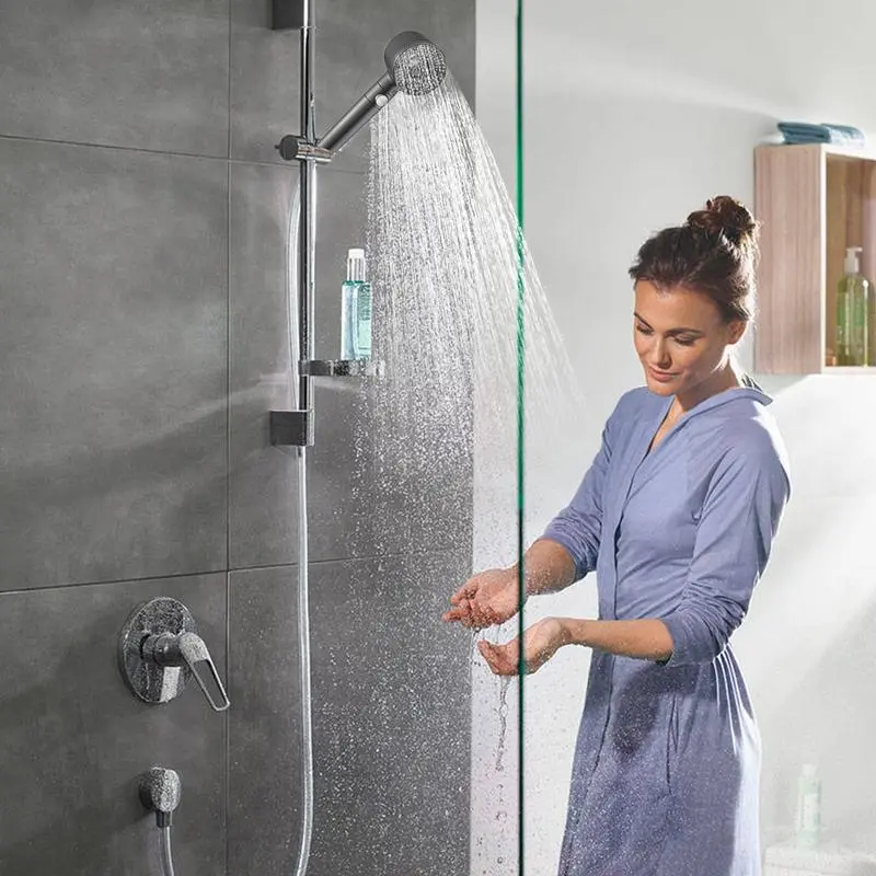 Handheld Shower Head High Pressure Handheld Showerhead 5 Modes Adjustable Handheld Shower Head Spray For Dorm Hotel Apartment