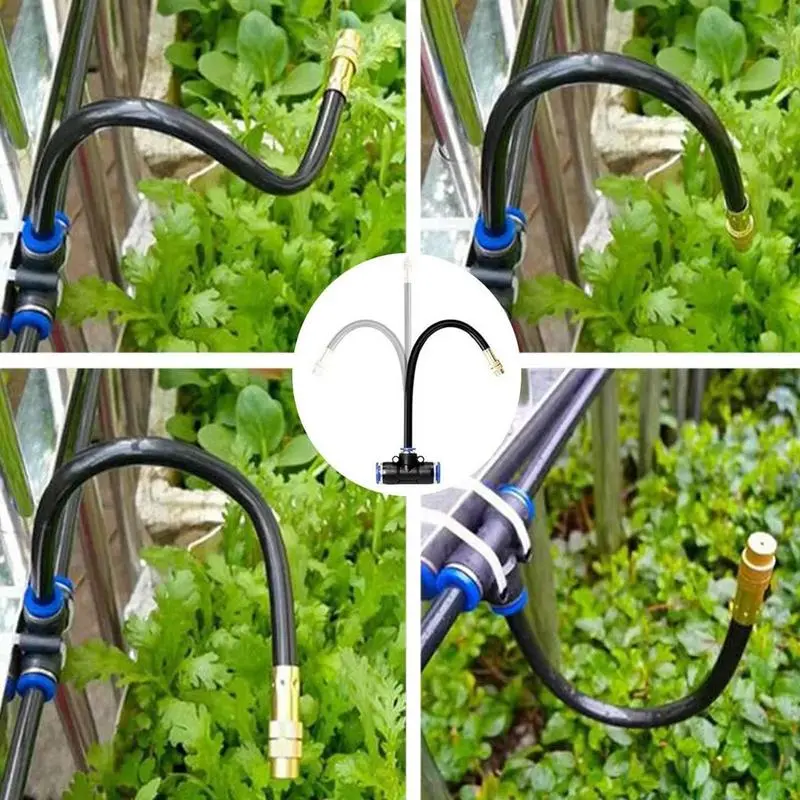 Garden Watering System 360 Degree Bendable Automatic Drip System Home Gardening Equipment For Balcony Orchard Landscape