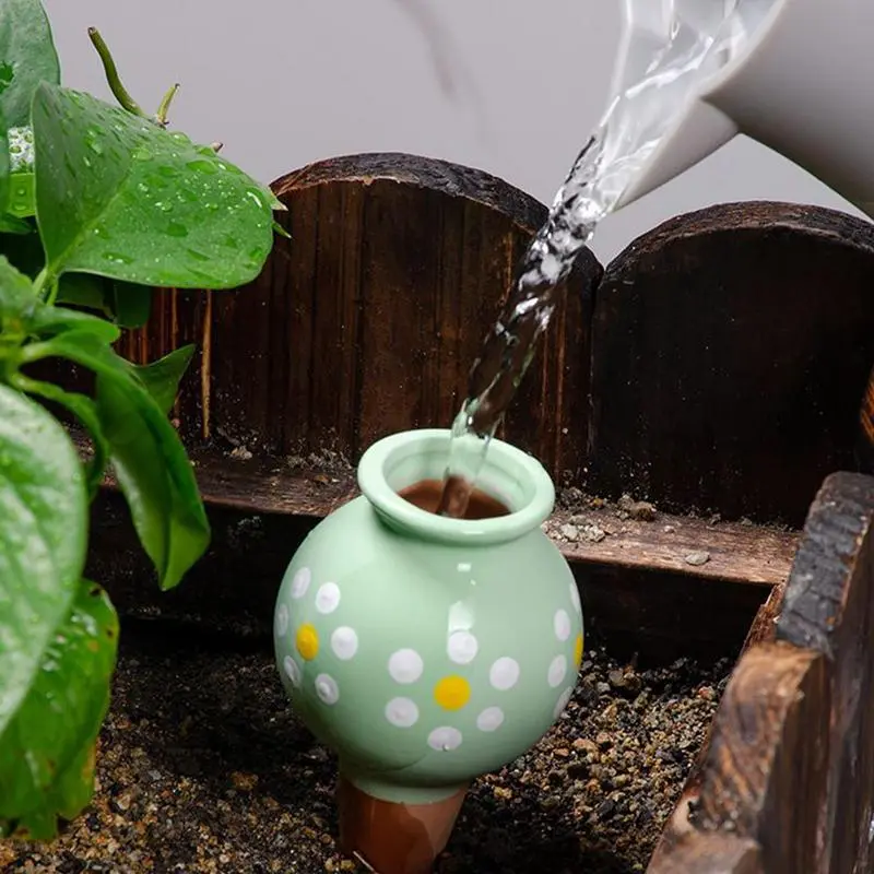 Water Globes For Indoor Plants Cute Watering Globes For Indoor Plants 4 Pieces Automatic Insert System Decorative Stakes