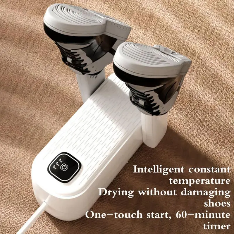 Cleat Dryer Foldable Boot And Gloves Dryer Shoe Drying Machine With Timer Overheat Protection Footwear Warmer For Shoes Leather