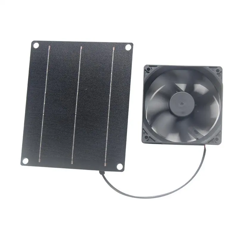 Solar Exhaust Fan For Shed 30W Solar Ventilation Fan For Chicken Coop Odor Removal Quiet Solution Weatherproof Cooling Appliance