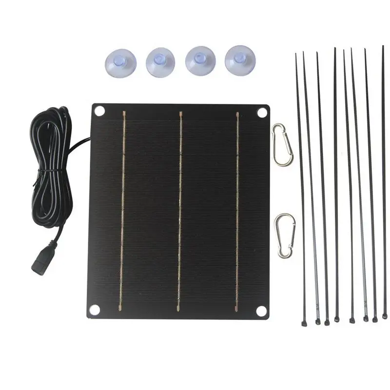 Solar Exhaust Fan For Shed 30W Solar Ventilation Fan For Chicken Coop Odor Removal Quiet Solution Weatherproof Cooling Appliance