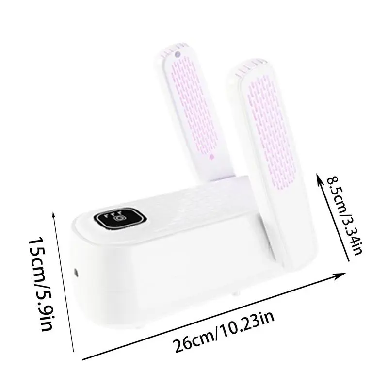Cleat Dryer Foldable Boot And Gloves Dryer Shoe Drying Machine With Timer Overheat Protection Footwear Warmer For Shoes Leather