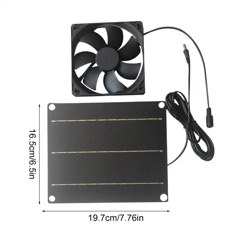Solar Exhaust Fan For Shed 30W Solar Ventilation Fan For Chicken Coop Odor Removal Quiet Solution Weatherproof Cooling Appliance