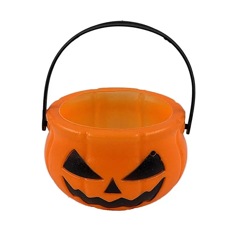 Halloween Treat Buckets 11 Pieces Candy Bucket Goodie Bucket Trick Or Treat Party Bags Portable Trick Or Treat Pail Reusable
