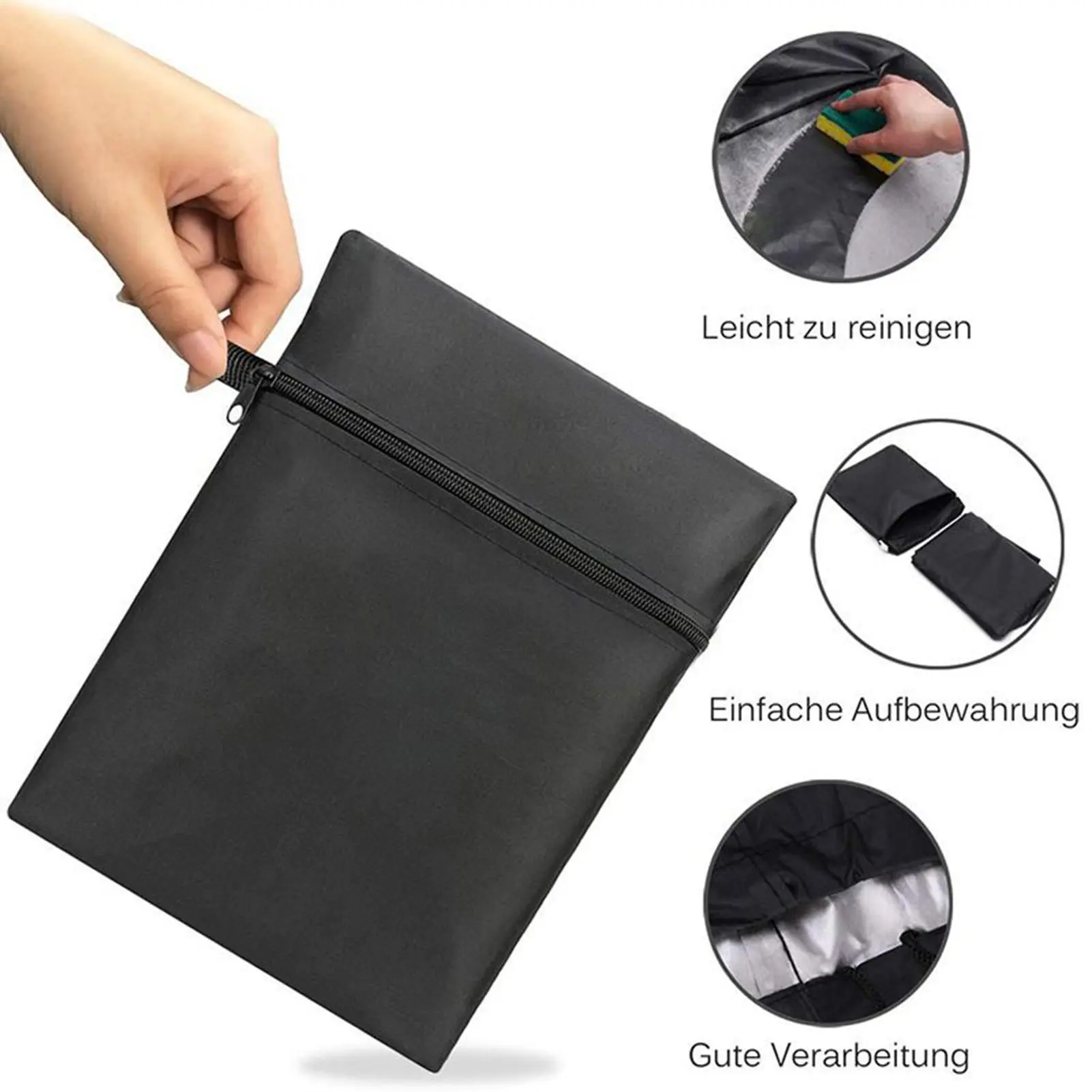 BBQ Covers For Outside BBQ Cart Cover Waterproof Anti-UV Protector For Outdoor Cooking Equipment Camping Picnic Backyard