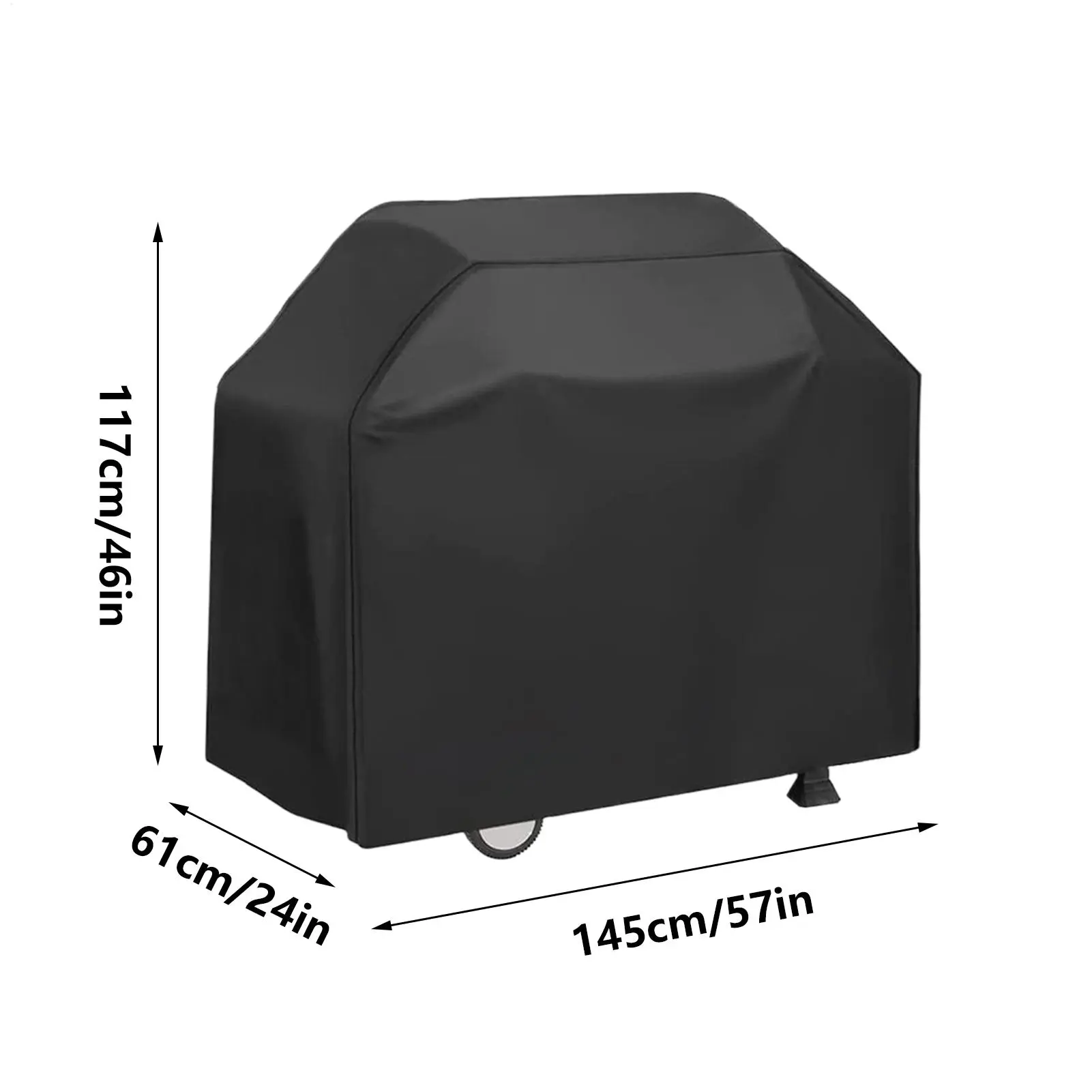 BBQ Covers For Outside BBQ Cart Cover Waterproof Anti-UV Protector For Outdoor Cooking Equipment Camping Picnic Backyard