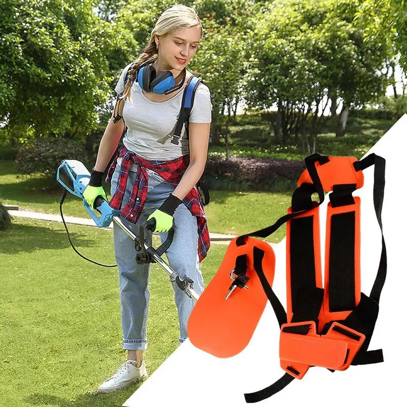 Trimmer Harness String Trimmer Strap Ergonomic Brush Cutter Shoulder Protector Belt Support For Gardening Trimming