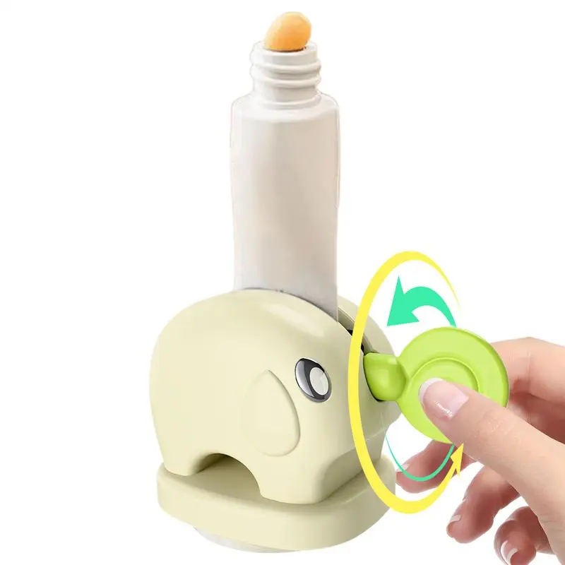 Tube Squeezer Tool Toothpaste Tube Roller Squeezer Elephant Design Manual Cream Wringer With Handles Reusable Tooth Paste Holder