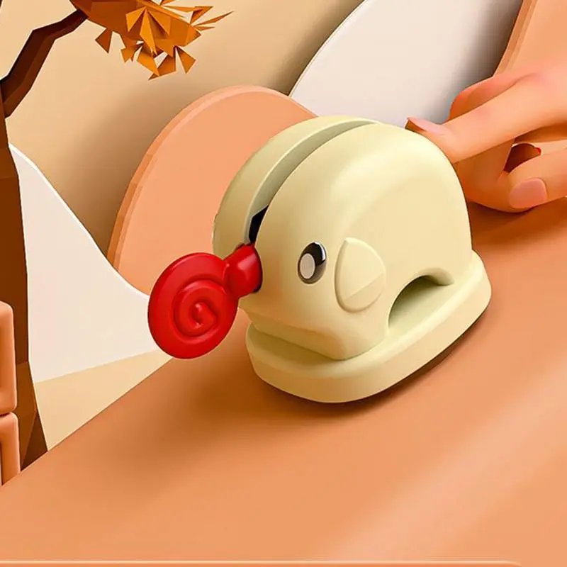 Tube Squeezer Tool Toothpaste Tube Roller Squeezer Elephant Design Manual Cream Wringer With Handles Reusable Tooth Paste Holder