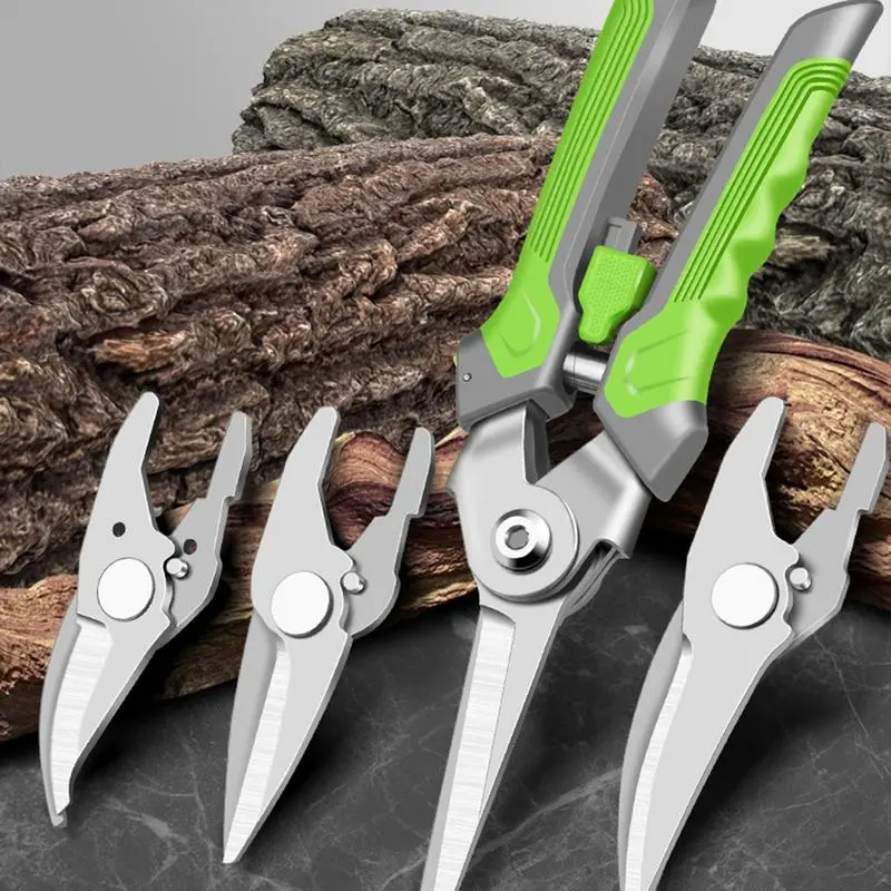 Garden Pruning Shears Heavy Duty Plant Scissors Handheld Tree Trimmers Secateurs Garden Branch Pruning For Tree Shears Fruit