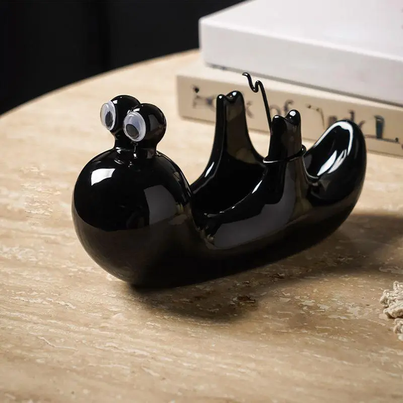 Coil Holder Garden Snail Gnat Coil Holder Ceramic Stand Decoration Art For Hiking Pool Patio Camping Outdoor