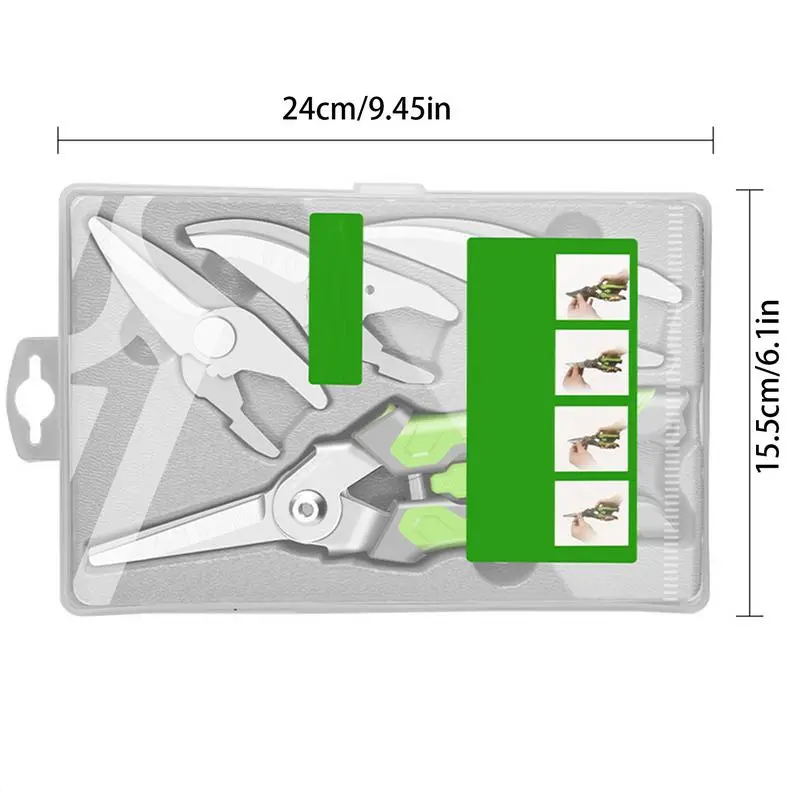 Garden Pruning Shears Heavy Duty Plant Scissors Handheld Tree Trimmers Secateurs Garden Branch Pruning For Tree Shears Fruit