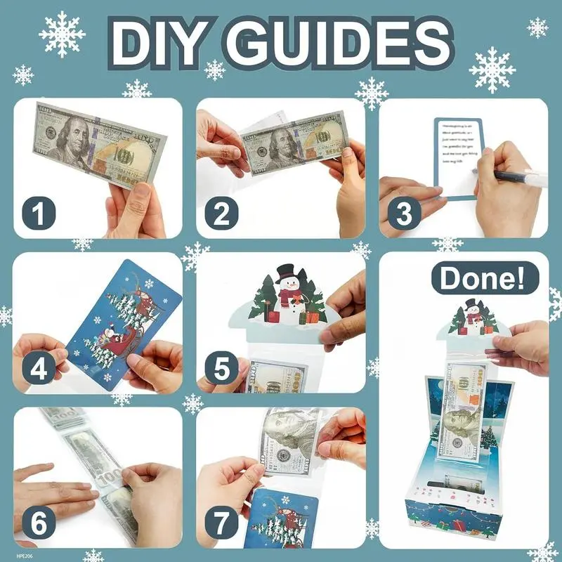 Money Pull Box For Cash Present Christmas Money Holders Creative Pop Up Money Box Money Pull Boxes Money Roll Present Box With