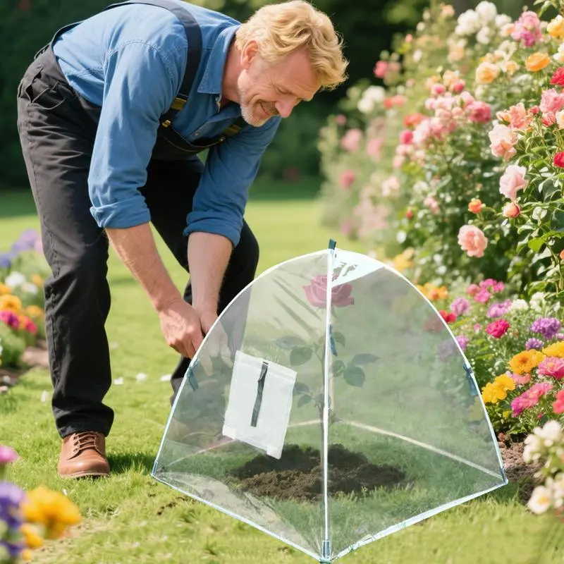 Plant Covers Breathable Greenhouse Plant Covers Light-Transmitting Weatherproof Protective Tent Gardening Accessories For