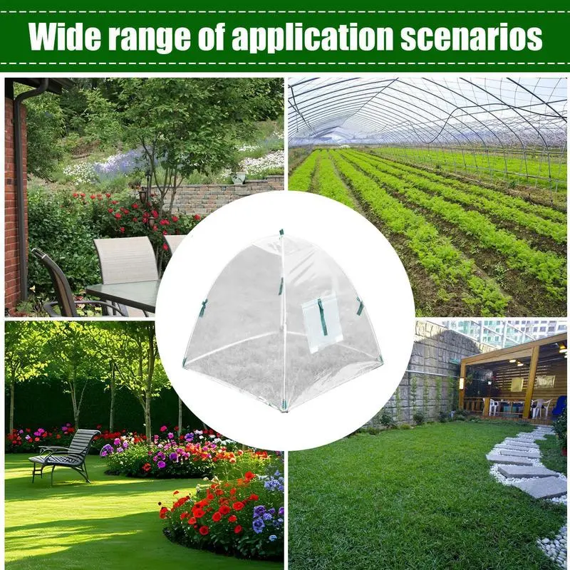 Plant Covers Breathable Greenhouse Plant Covers Light-Transmitting Weatherproof Protective Tent Gardening Accessories For