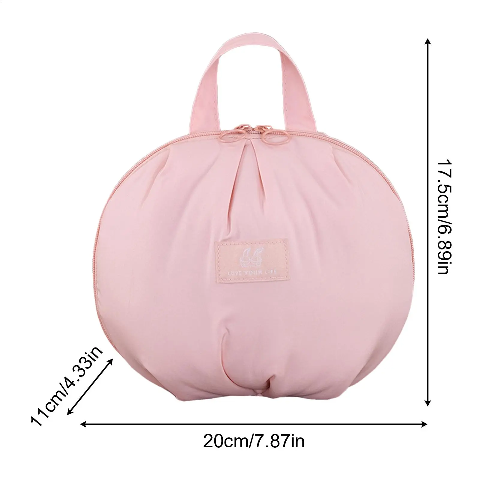 Underwear Travel Bag Divided Panties Storage Bag For Traveling Lightweight Laundry Carrying Pouch With Zipper For Home Business