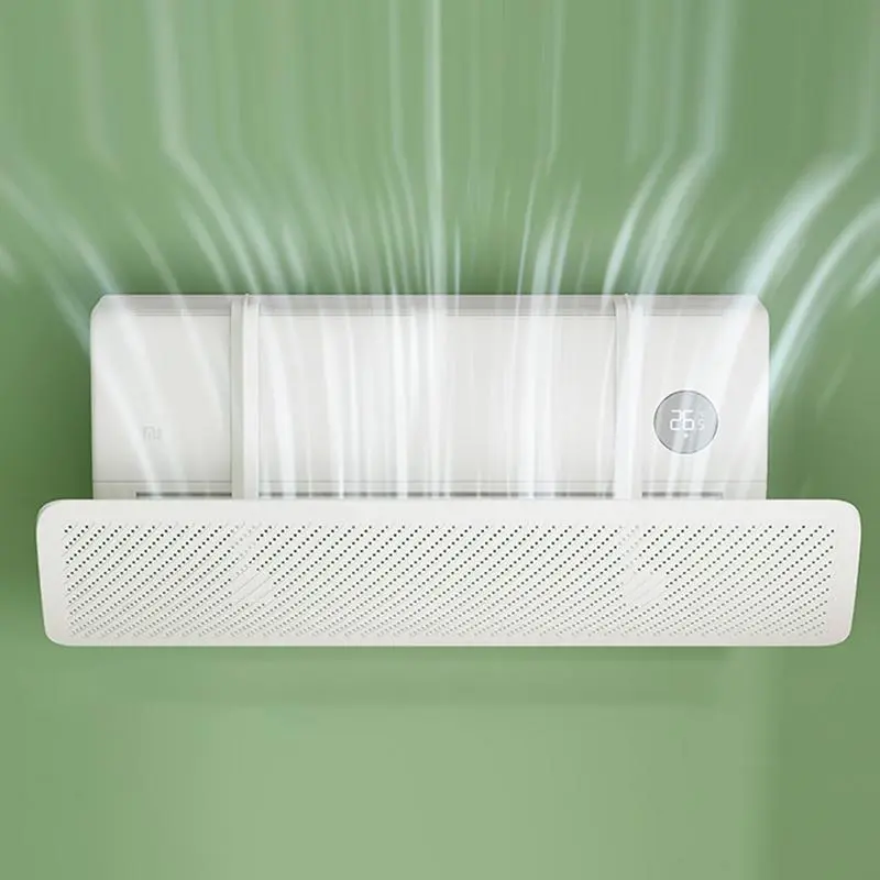 AC Vent Deflector Adjustable Air Vent Deflector Conditioner Baffle Retractable Air Conditioner Wind Deflector Wind Shield