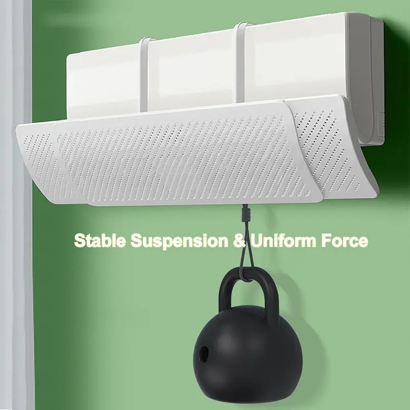 AC Vent Deflector Adjustable Air Vent Deflector Conditioner Baffle Retractable Air Conditioner Wind Deflector Wind Shield