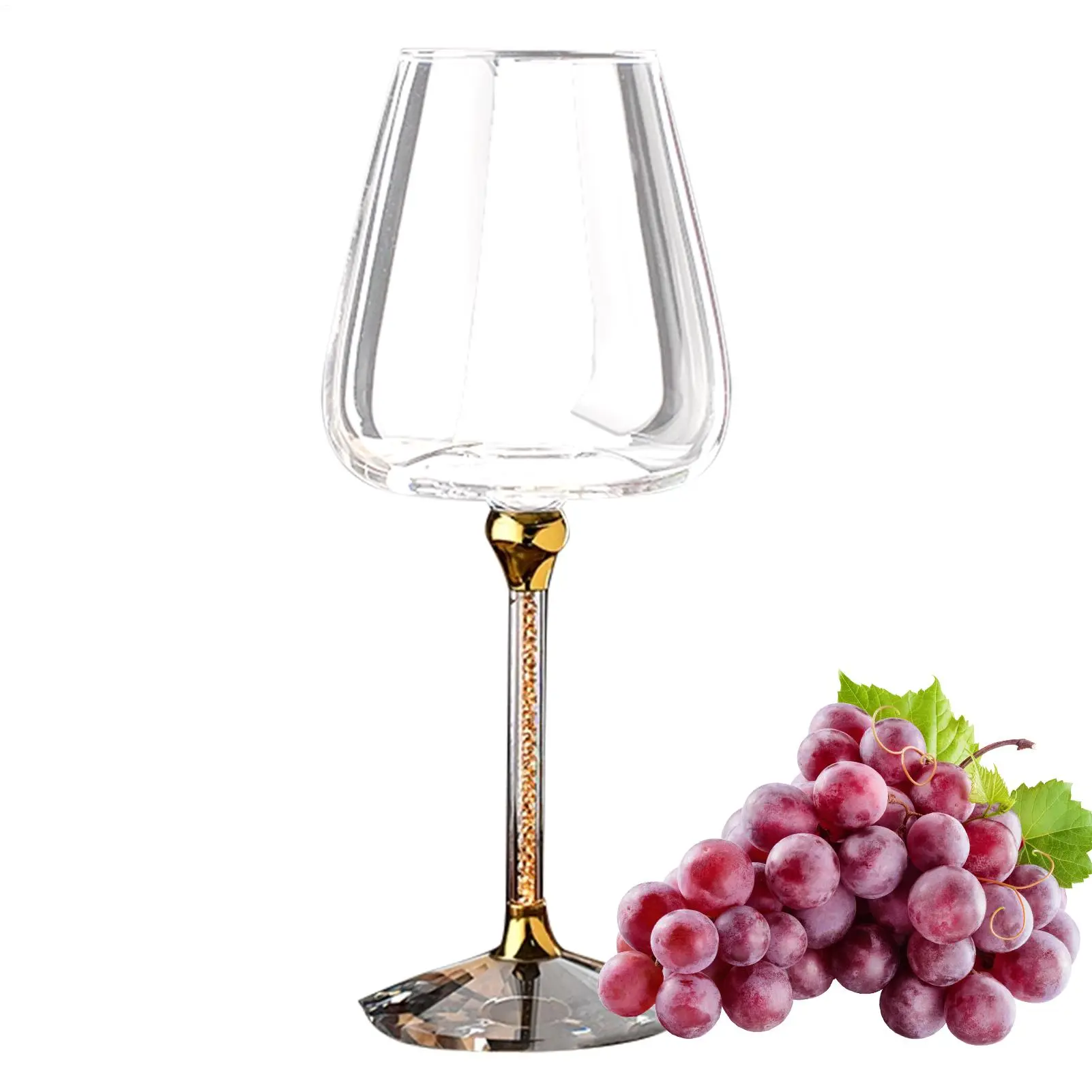 Elegant Wine Glasses Wine Cups Crystal Glass Red Wine Glass Sobering Cup Detachable Cup Body Creative Rotating Tall Cup