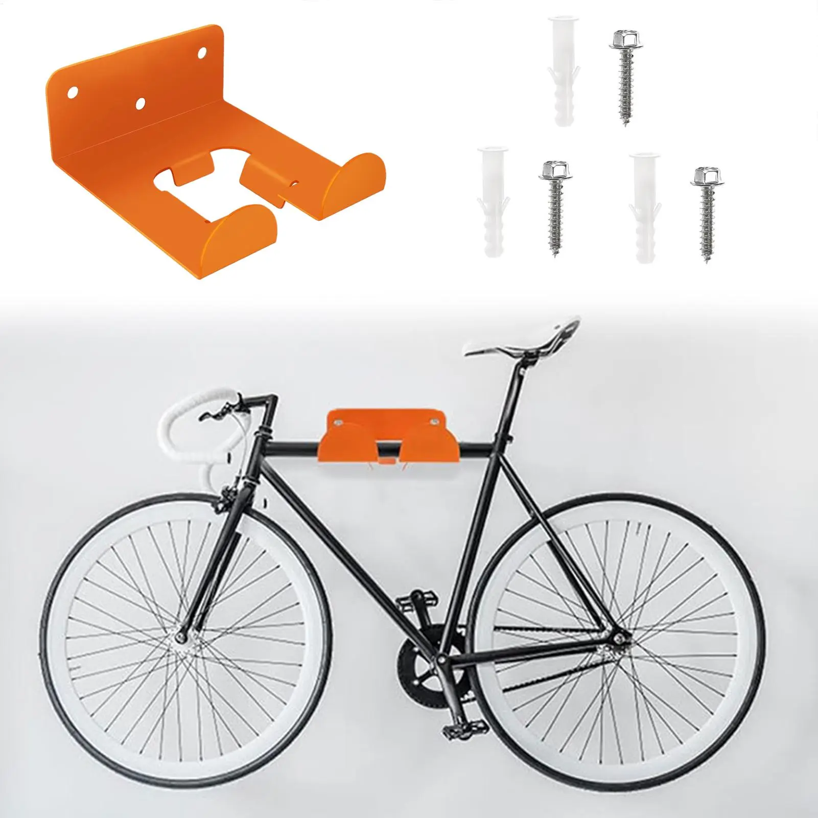 Garden Tool Holder Lawn Equipment Rack Wall Mounted Adjustable Spacing Rust-Resistant Storage Holder Non-slip Multifunctional