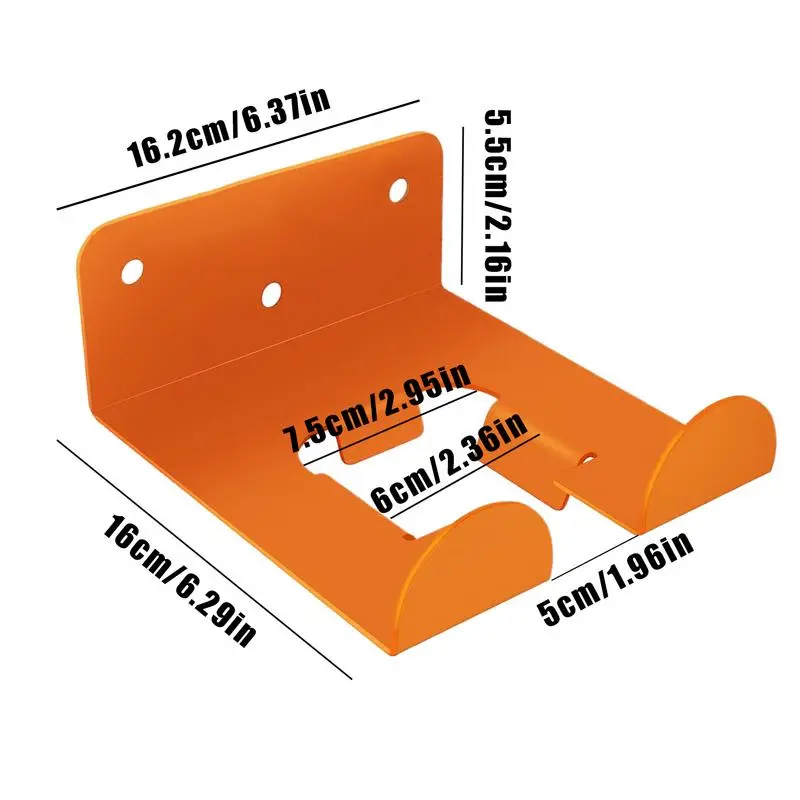 Garden Tool Holder Lawn Equipment Rack Wall Mounted Adjustable Spacing Rust-Resistant Storage Holder Non-slip Multifunctional