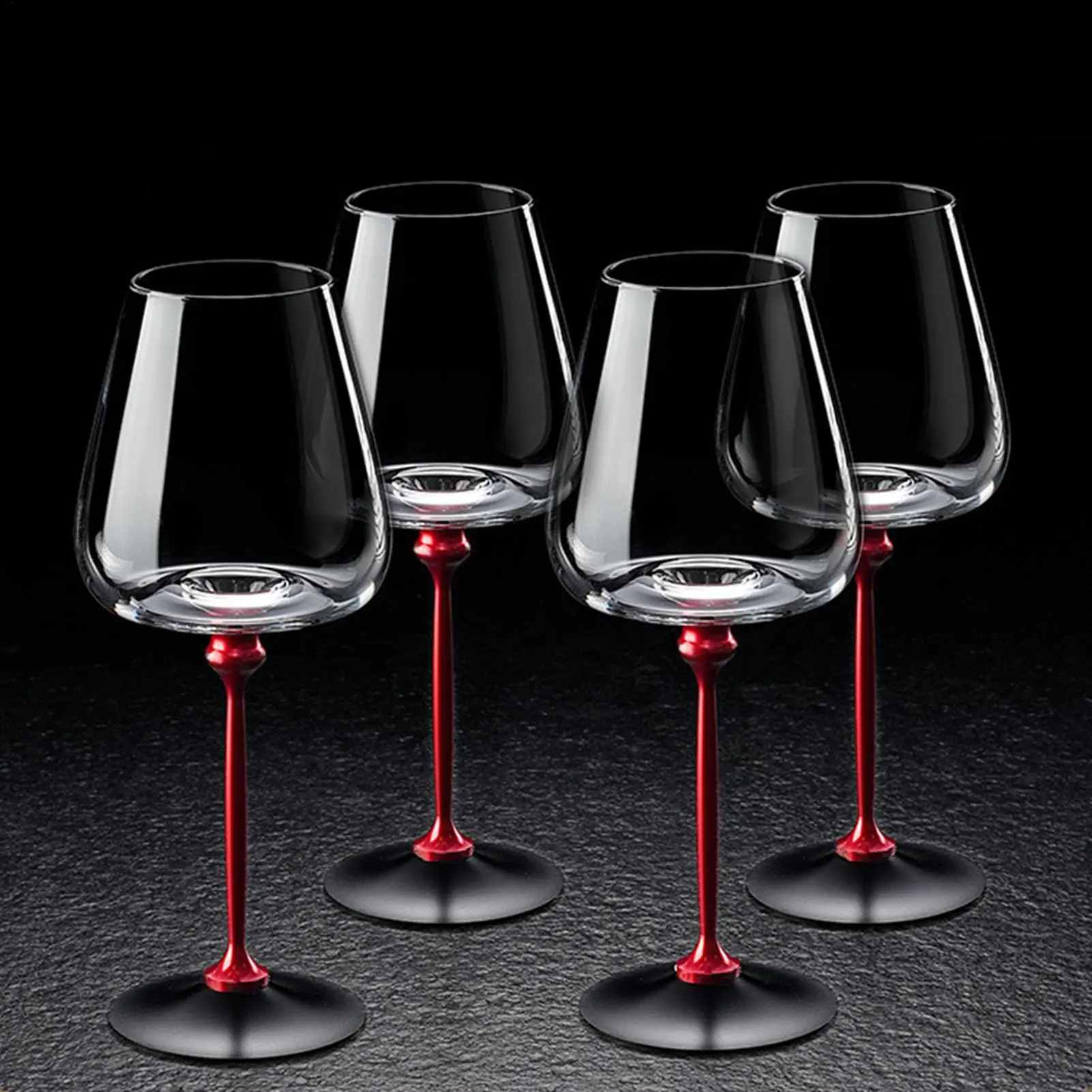 Elegant Wine Glasses Wine Cups Crystal Glass Red Wine Glass Sobering Cup Detachable Cup Body Creative Rotating Tall Cup