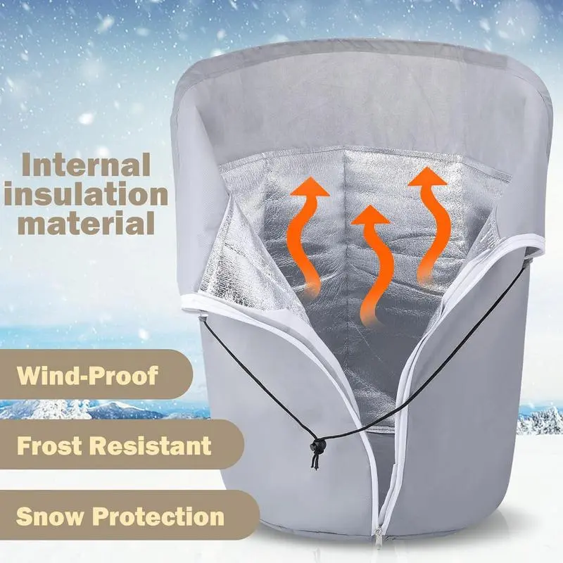 Plant Cover Freeze Protection Winter Shrub Cover  Tree Frost Blanket  Breathable Anti-tear Warm Flower Pot Plant Protecting Bag
