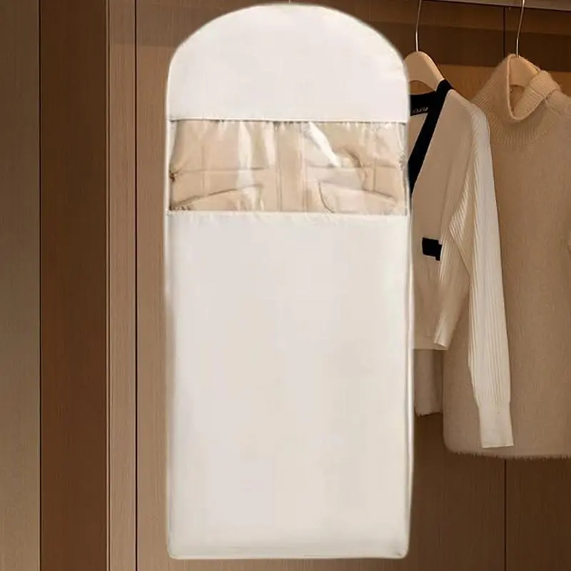 Garment Bags Dustproof Clothing Covers Waterproof Clothes Dust Cover Coat Suit Dress Protector Space-Saving Clothing Organizer
