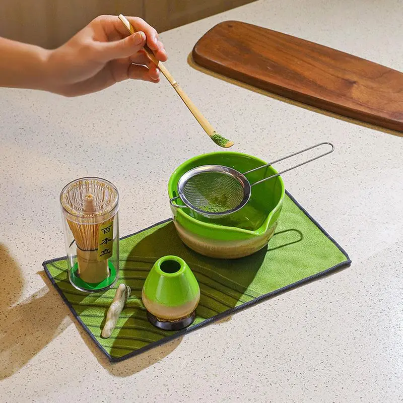 Matcha Whisk Set Handcrafted Matcha Bowl Whisk Set Safe Bamboo Whisk Teaspoon Tea Sets Matcha Bowl Matcha Whisk Holder