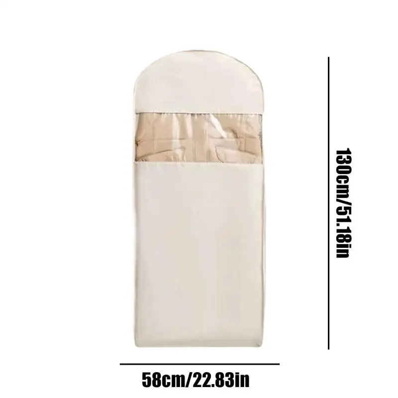 Garment Bags Dustproof Clothing Covers Waterproof Clothes Dust Cover Coat Suit Dress Protector Space-Saving Clothing Organizer