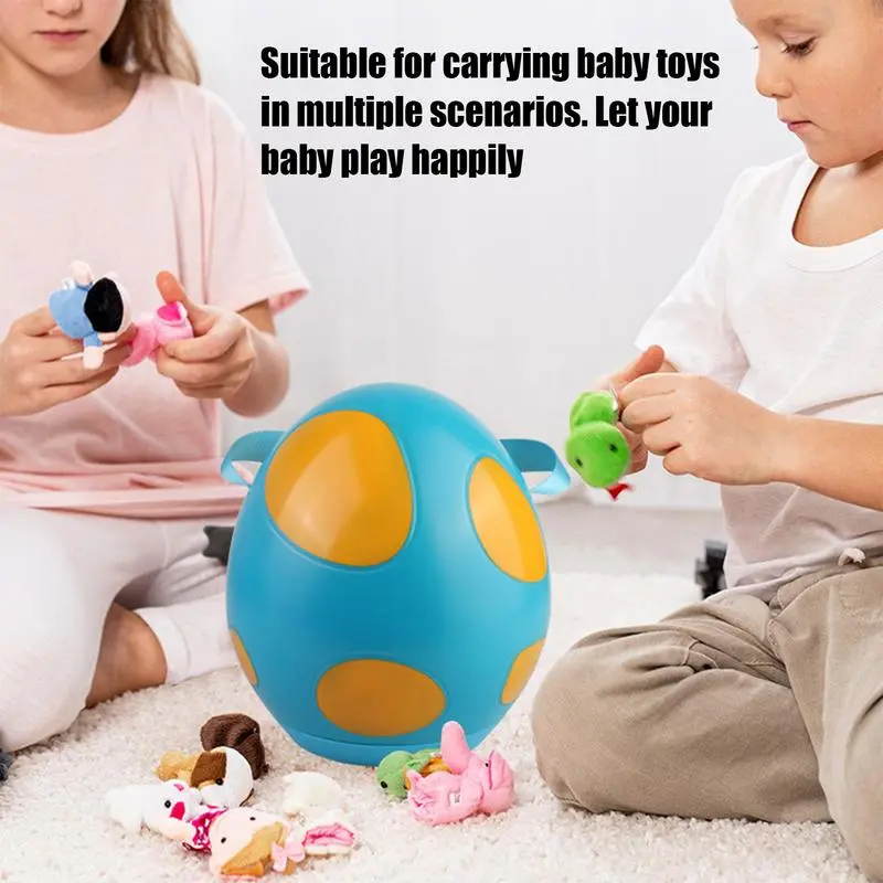 Bathtub Toddler Toys Holder Children Shower Bathtub Toys Storage Box Quick-Dry Shower Bathtub Toy Holder Large Capacity