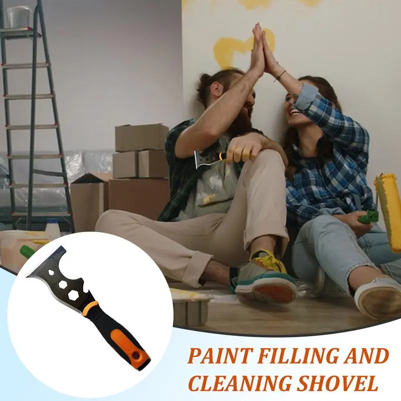 Scraper For Cleaning Sticker Scraper Shovel Stainless Steel 16 In 1 Paint Remover Accessories Spackle Tool Paint Stripper For