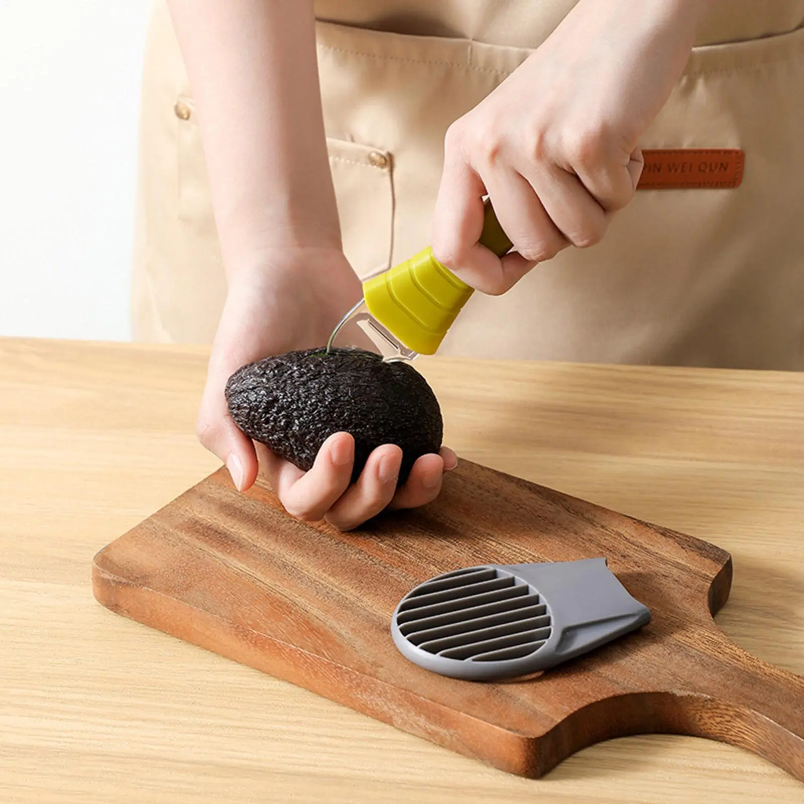 Avocado Slicer Avocado Peeler Cutter Pit Remover Kitchen Gadgets Peeler Pit Remover Small Hand Tools Pitter With Comfort Grip