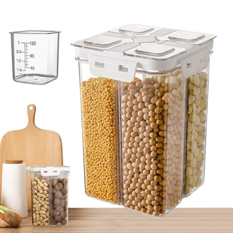 Rice Grain Storage Container Measuring Cup Leak Resistant Dry Food Bucket Dispenser Grain Container Bucket Grain Storage Tank